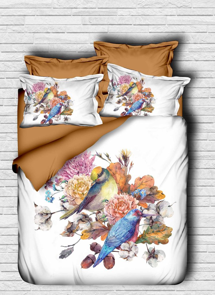 L'Essentiel Linge de Maison, Adal- PRL1130, Braun, Bettdecken, Oberseite der Bettdecke und Kissenbezug: 100% Polyestermikrosatin