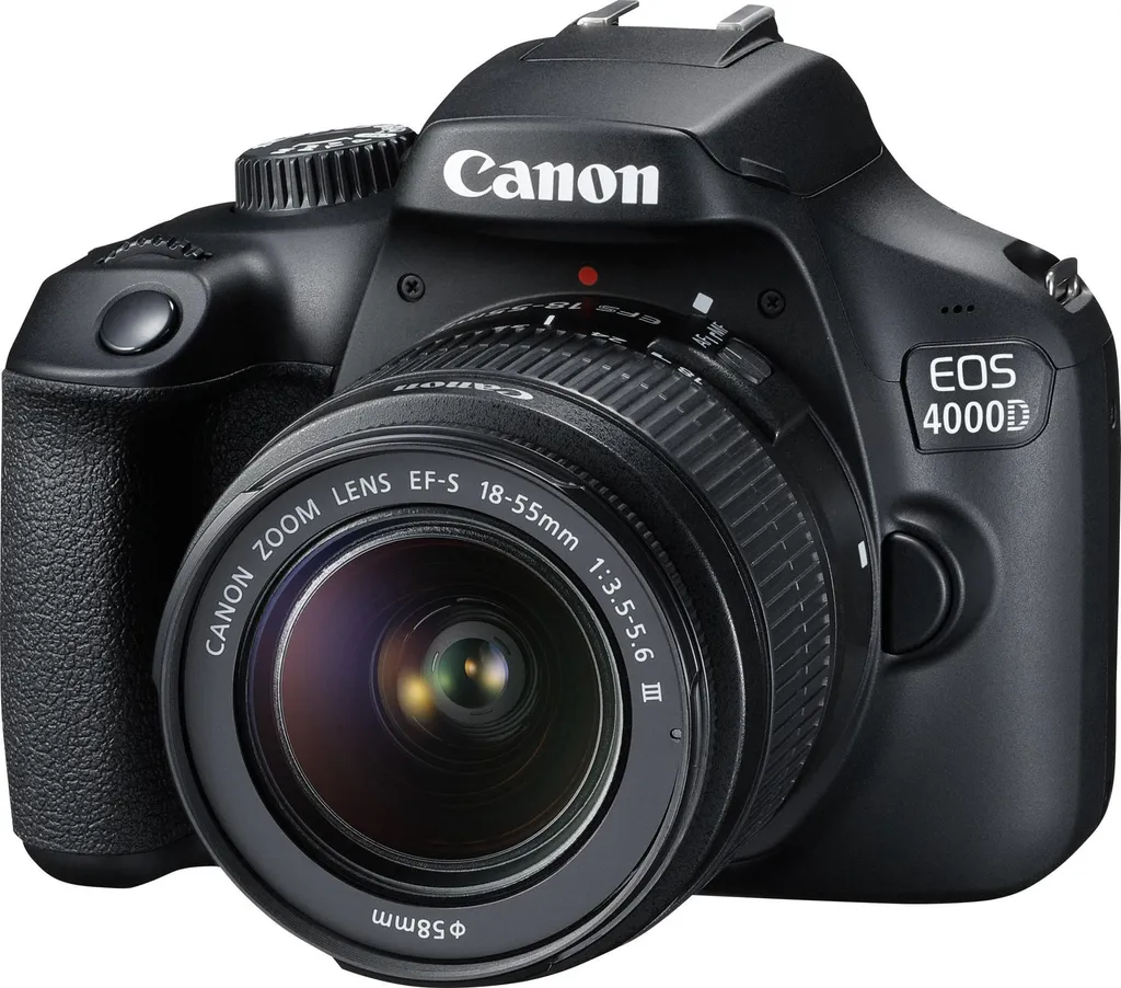 Canon EOS 4000D Reflex 18 MP Écran TFT 2,7 Pouces Capteur APS-C Noir