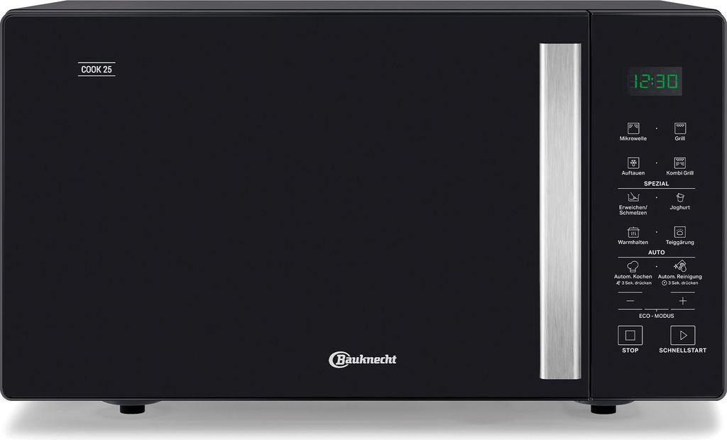 Bauknecht MW 253 SM2 Mikrowelle Leistungsstufen RapidDefrost Auftaufunktion
