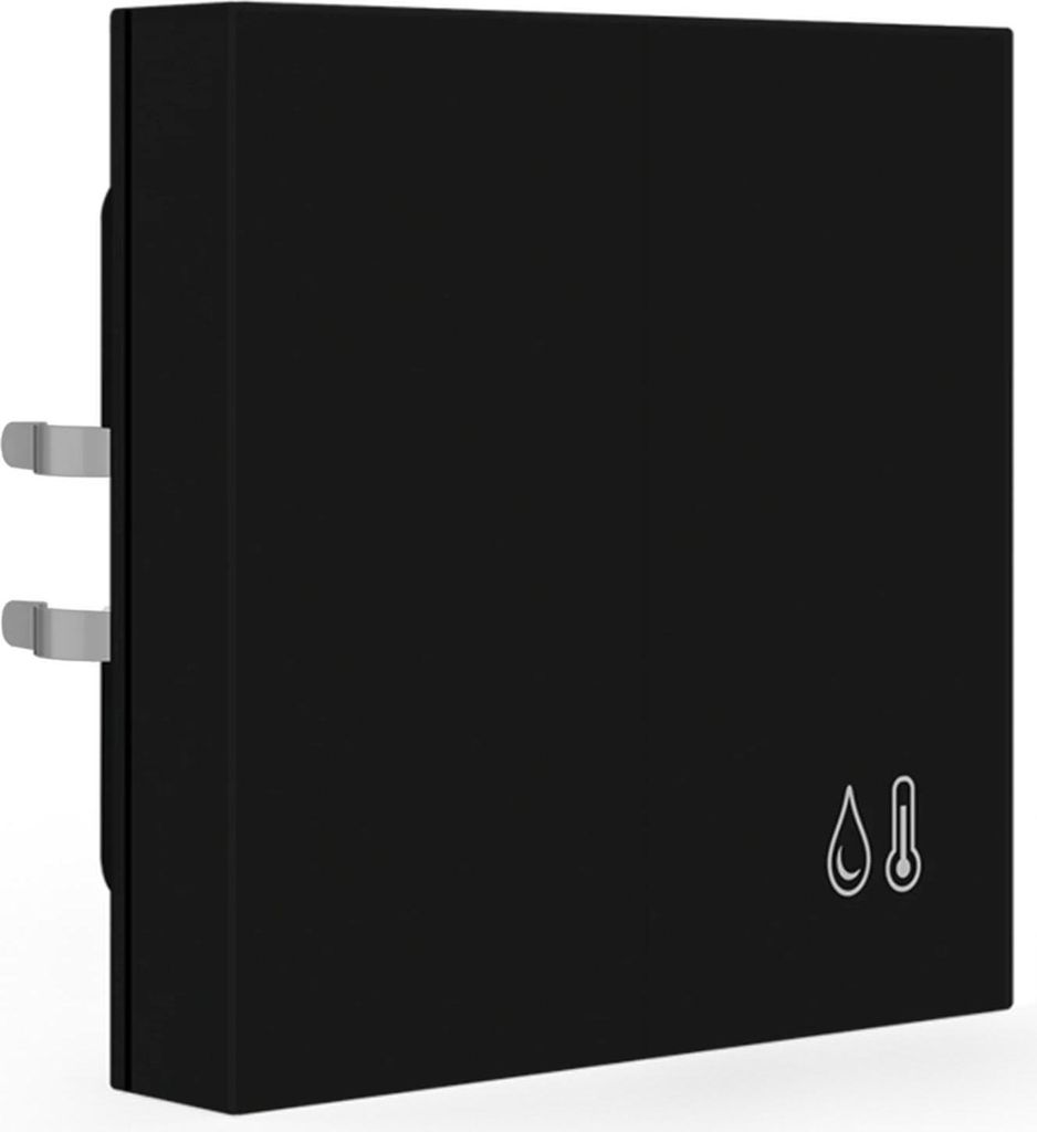MDT KNX Raumtemperatur-/Feuchtesensor 55, Schwarz matt, 1 Stk.
