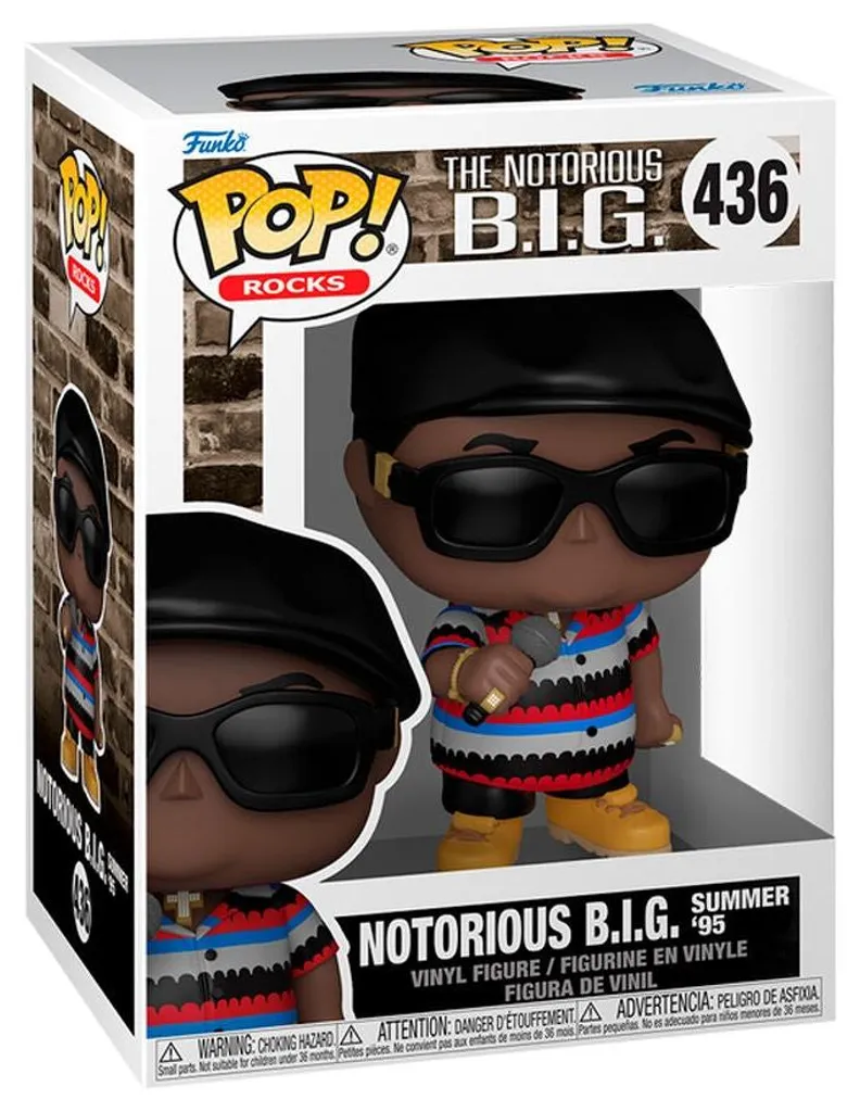 Figurine Notorious B.I.G. Édition d'été 1995 de 15cm pour collection