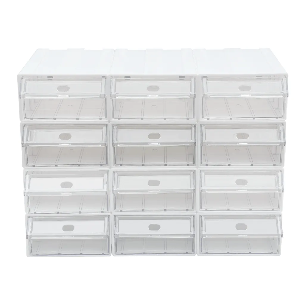 Organisateur tiroir modulable 12 boîtes robustes de tailles différentes - 4