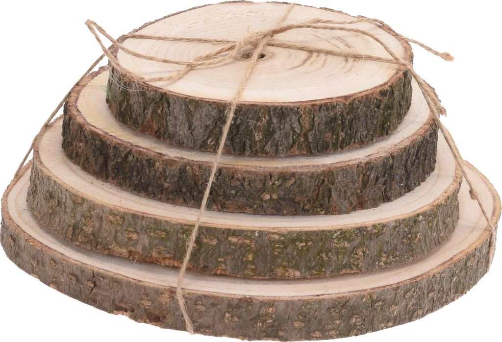 Set de 4 sets de table en bois NATUREL Image du produit 