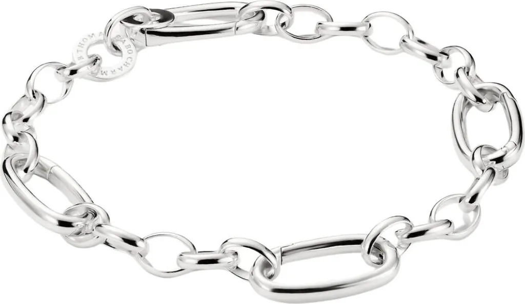 Thomas Sabo Collana Charm Club Donna In Argento Sterling 925 - Cerchio Con Ciondoli, Eleganza E Qualità Artigianale, Regalo Ideale - 4