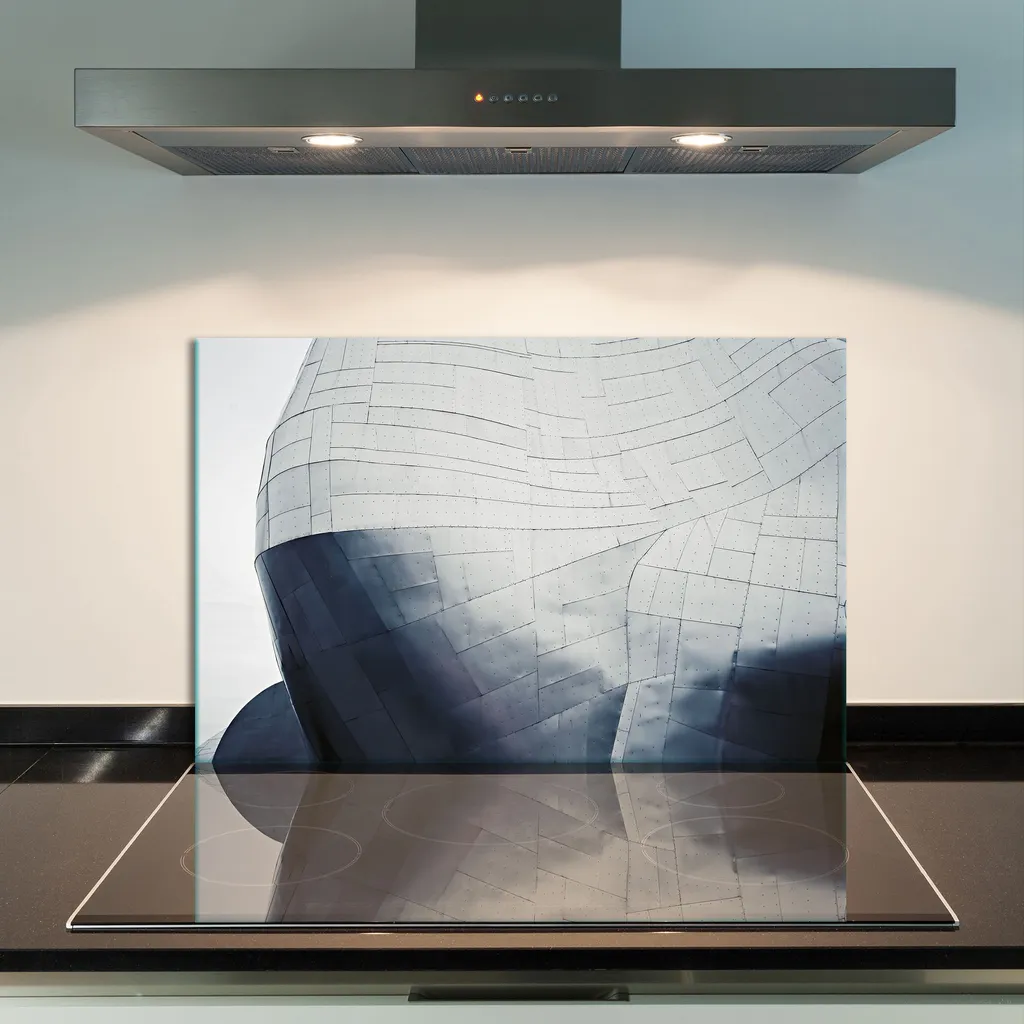Copertura Piano Cottura 80x52 cm in Vetro Ceramica Astratto - 11