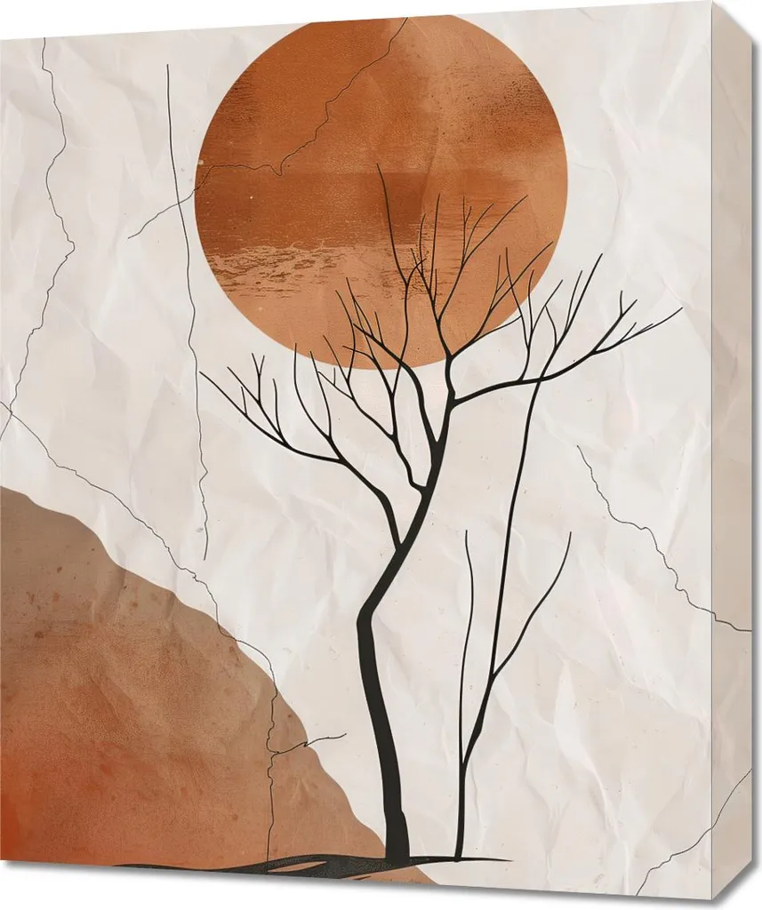 Quadro su Tela 50x60 cm Deserto - Alta Risoluzione e Telaio Legno - 1