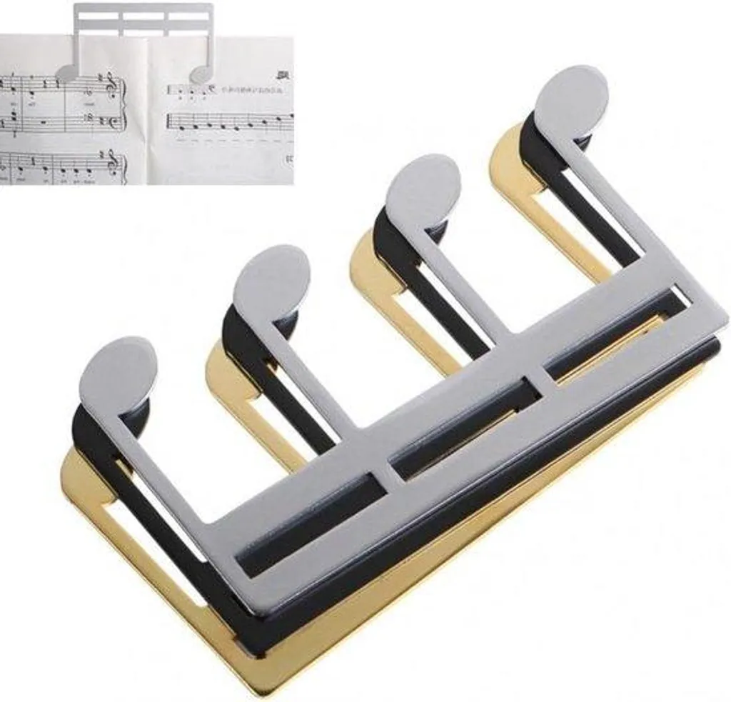 Fixations de partitions anti-glisse pour pupitres - Pack de 5 pièces