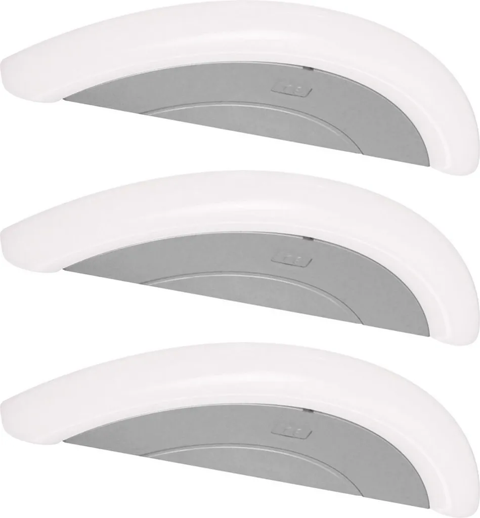 Lampe de cuisine LED blanc chaud à détecteur - Set de 3 spots 12V DC