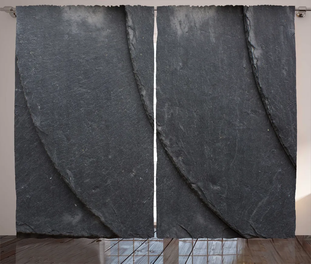 Rideau Universel Gris ABAKUHAUS 280x225 cm : Installation Facile et Style