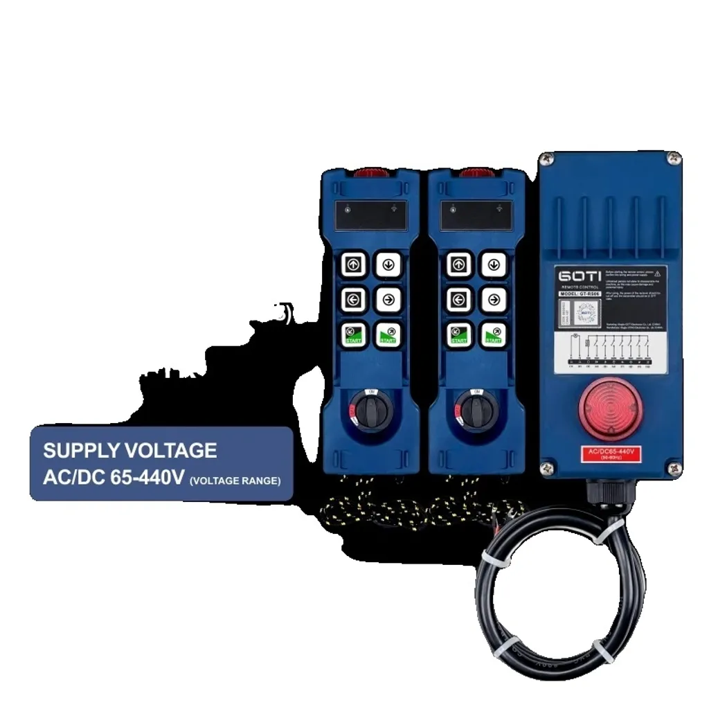 Système de radiocommande sans fil pour grue et pont roulant GT-RS06