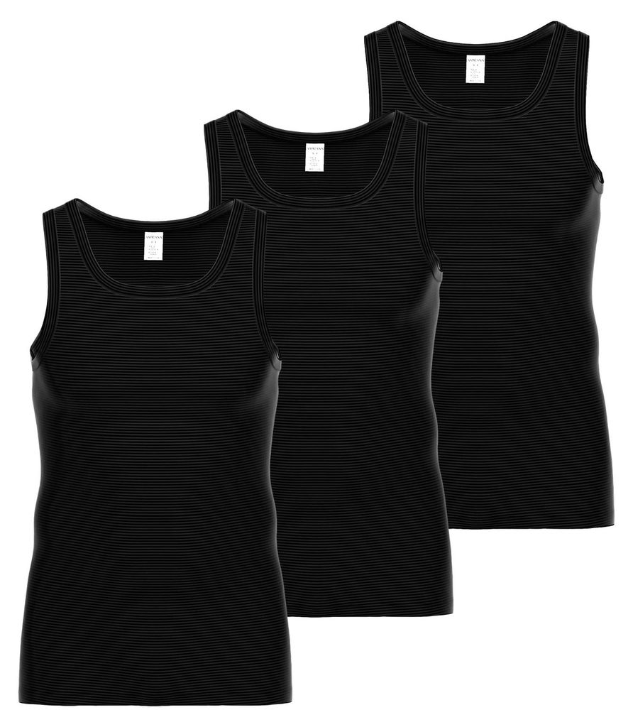 3er Pack AMMANN Herren Unterhemd Athletic Shirt Produktbild 