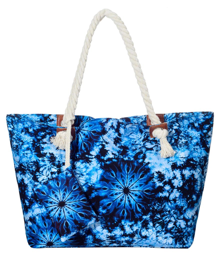 Große Strandtasche Shopper mit Reißverschluss - Hippie Produktbild 