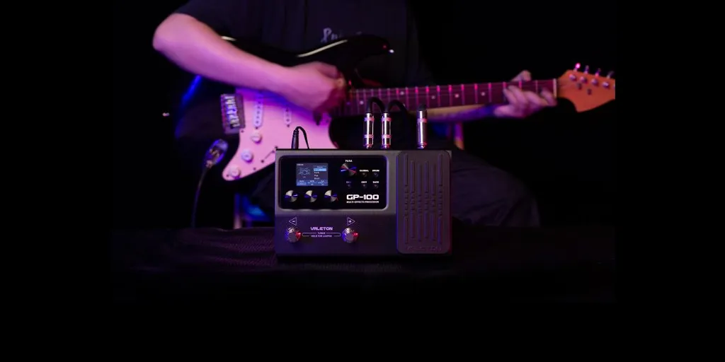 Valeton GP-100 Multi-effet Compact avec Boîte à Rythmes et Looper Pro - 4