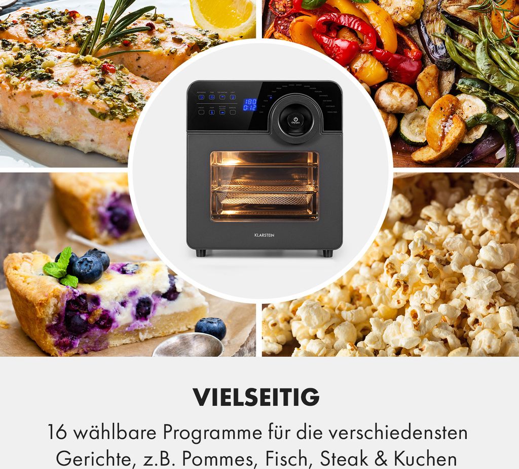 Klarstein AeroVital Cube Chef Heißluftfritteuse - 1700 W Produktbild 6