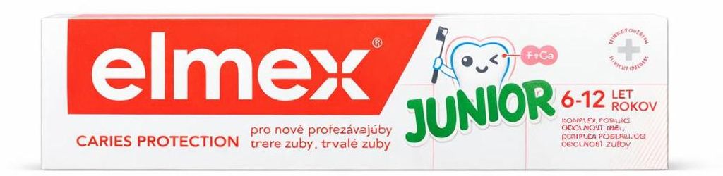 Elmex Junior Kariesschutz-Zahnpasta für 6-12 Jahre, 75 ml Produktbild 