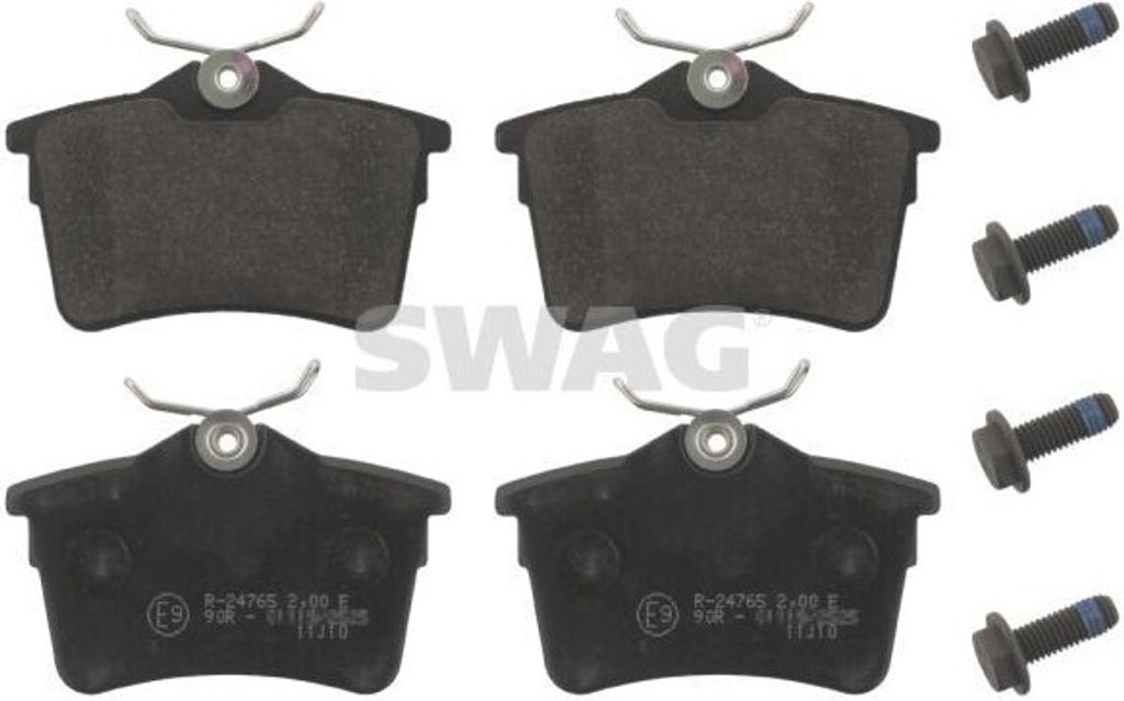 SWAG Bremsbeläge Satz Hinten Bremsklötze passend für PEUGEOT 308 SW I (4E, 4H) 62 91 6831
