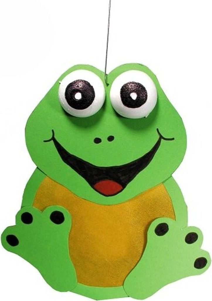 Laternen Bastelset Frosch von Prell, 5 Stück Produktbild 