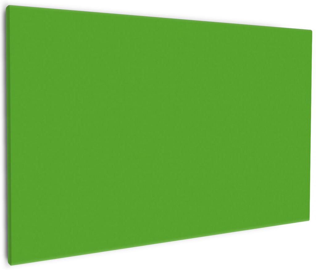 Wallario Premium Leinwandbild Maigrün in Größe 60 x 90 cm