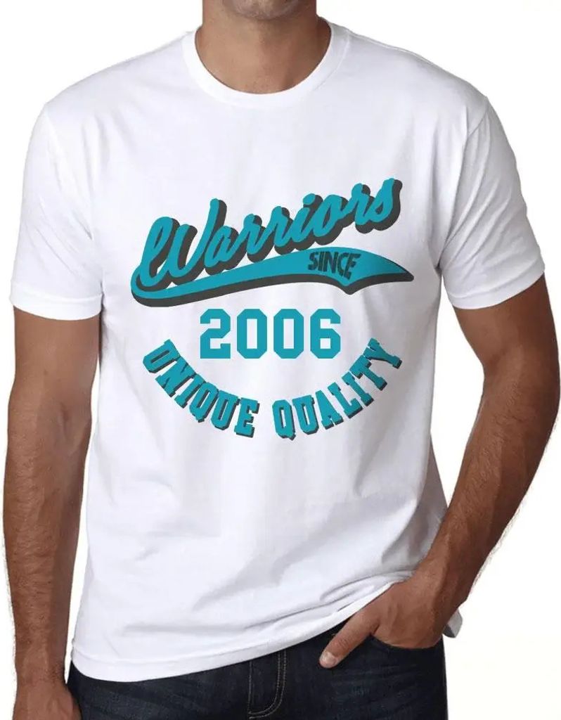 Herren Grafik T-Shirt Warriors seit 2006 – Warriors Since 2006 – Geschenk 18. Geburtstag Jahrestag 18 Jahre Jubiläum 18 Jährige Mann Jahrgang...