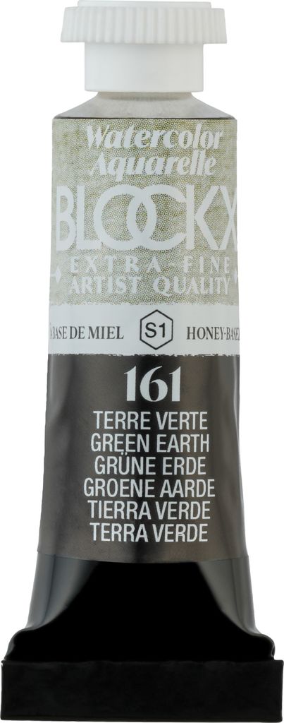 Blockx 3x Aquarellfarbe, Grüne Erde - Tube 5ml - Grüne Erde 43161BXC