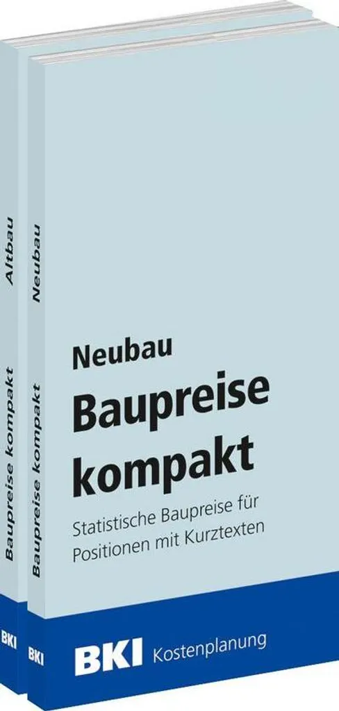 Guide des Prix de Construction 2026 BKI Pack Neuf et Vieux Bâtiment