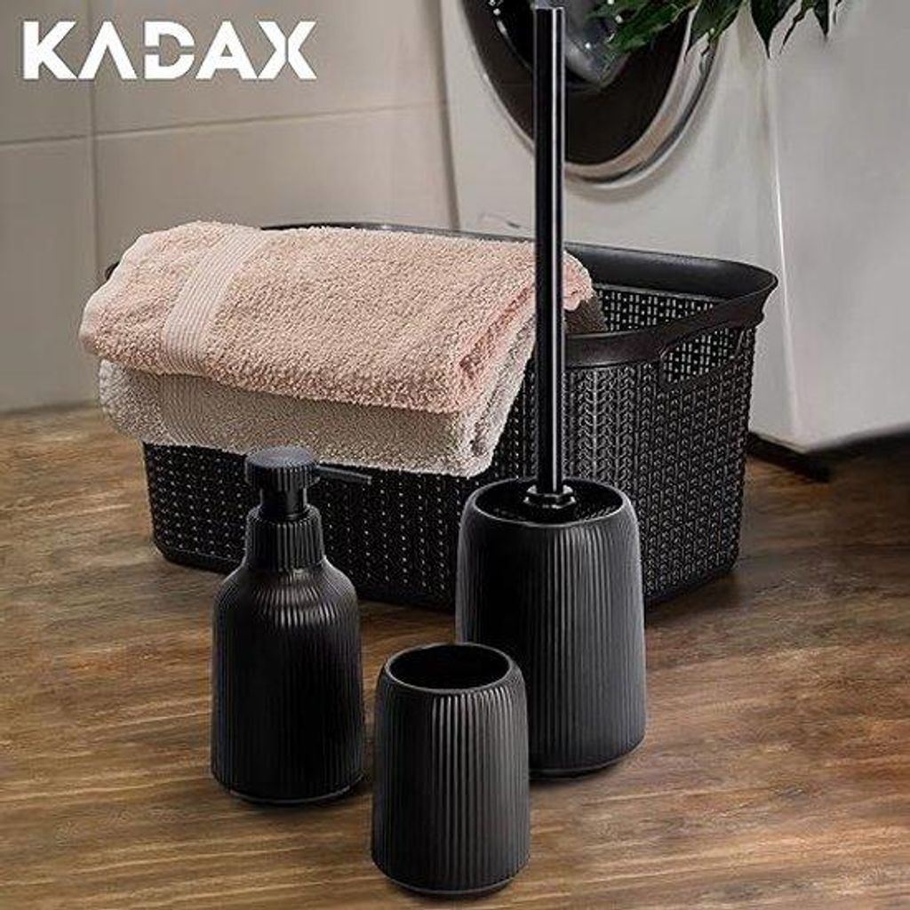 Badkamer-accessoires-Set 3 Stück aus Kunststoff