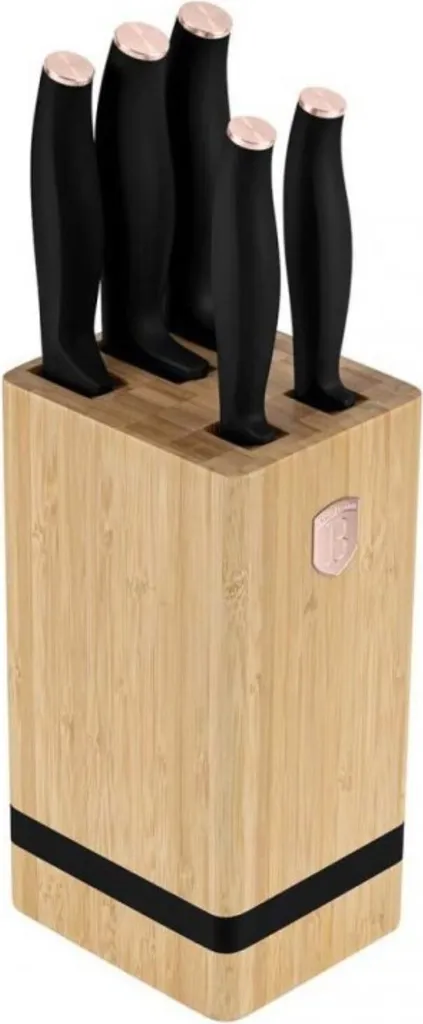 Set 6 Coltelli Berlinger Haus BH2970 con Blocco Bambù - Sicuri e Affilati - 4