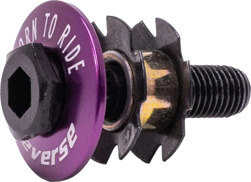 Personnalisez votre VTT avec ce TopCap Violet Spécial Barspin et Dirt
