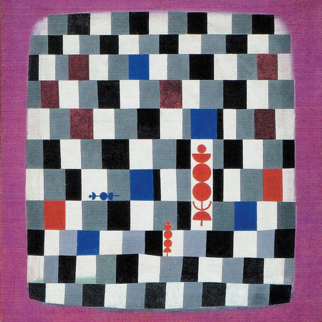 Paul Klee Kunstdruck Bild -œberschach, 1937 (100 x 100 cm)