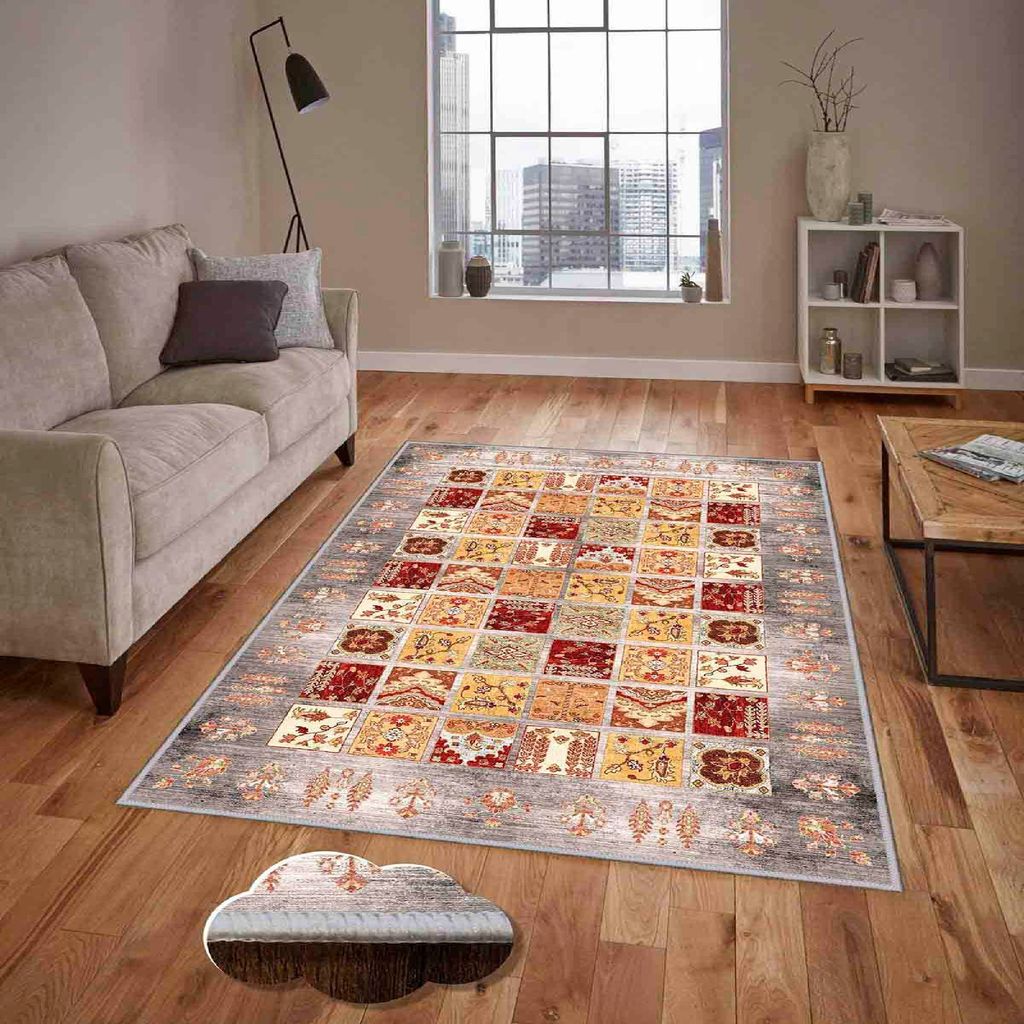 Conceptum Hypnose, Hmnt384, Teppich (160 x 230), 100 % POLYESTER, Beige, 160 x 230 cm