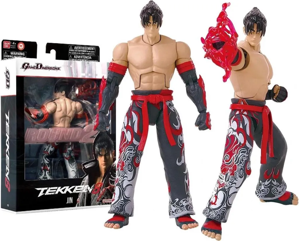 Figurine de collection Tekken Jin Kazama Bandai pour fans de gaming