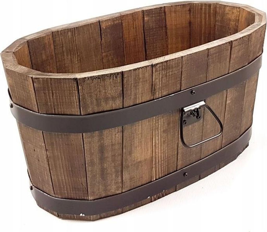 Borovicový stojan na kvety 60x38xH31 k. Palisander Obrázok produktu 