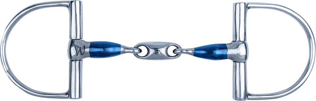 Waldhausen Sweet Iron D-Ring Gebiss, doppelt gebrochen, Größe:14,5 cm