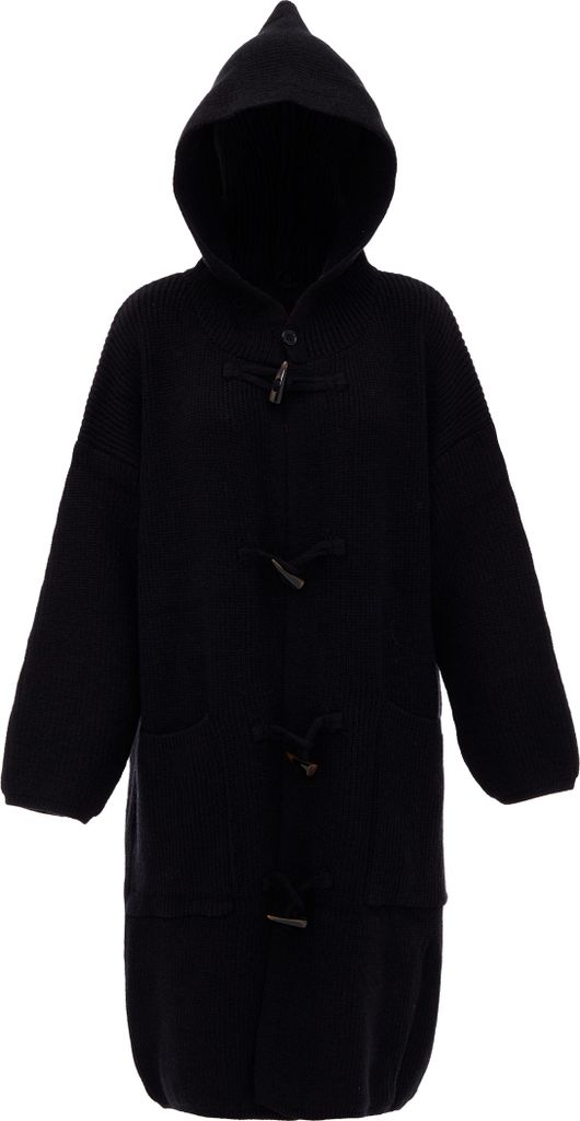 RISA damen strickjacke - schwarz, M