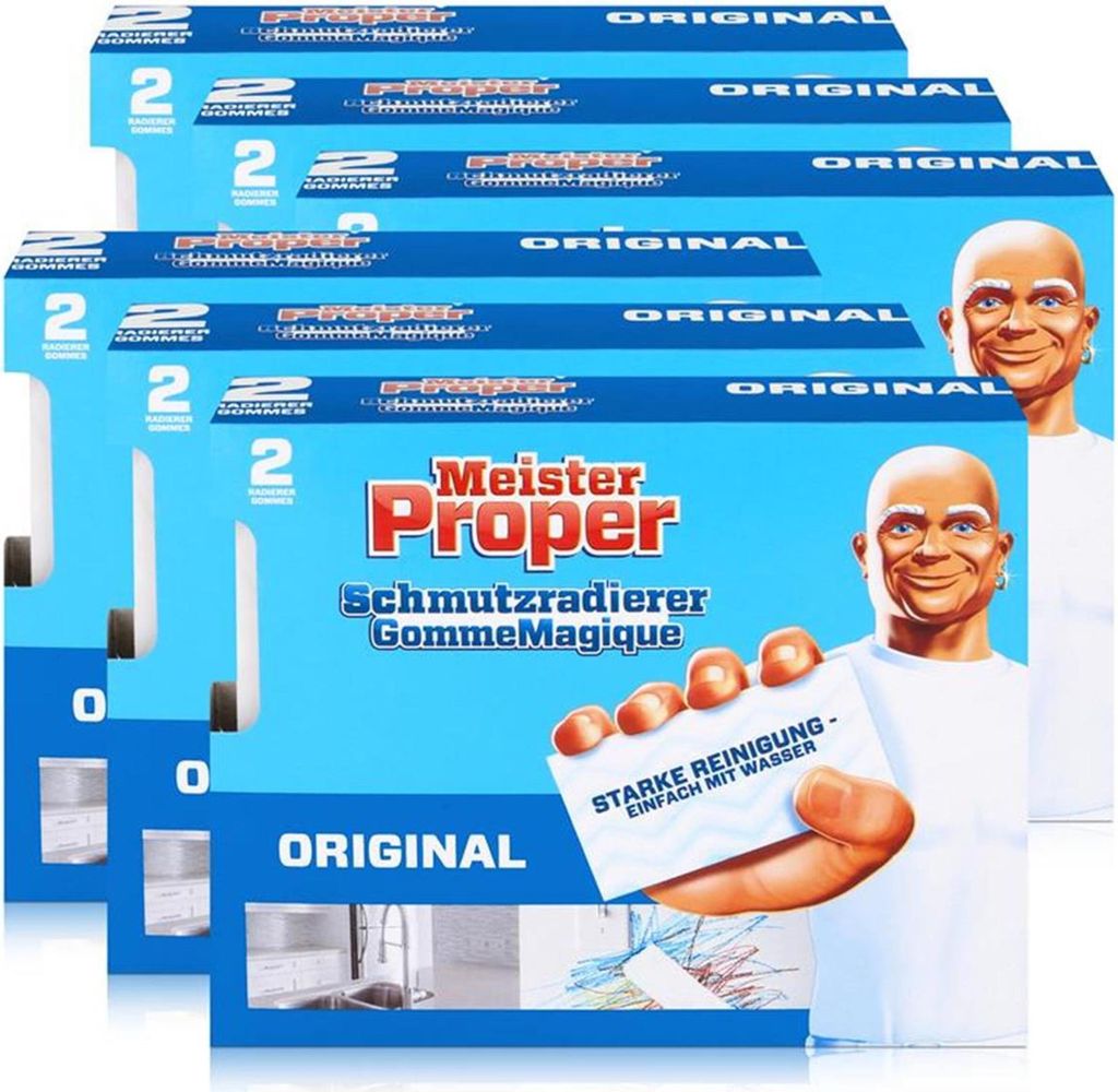 Mr.Proper Express Schmutzradierer 2 Radierer/Paket (6er Pack)