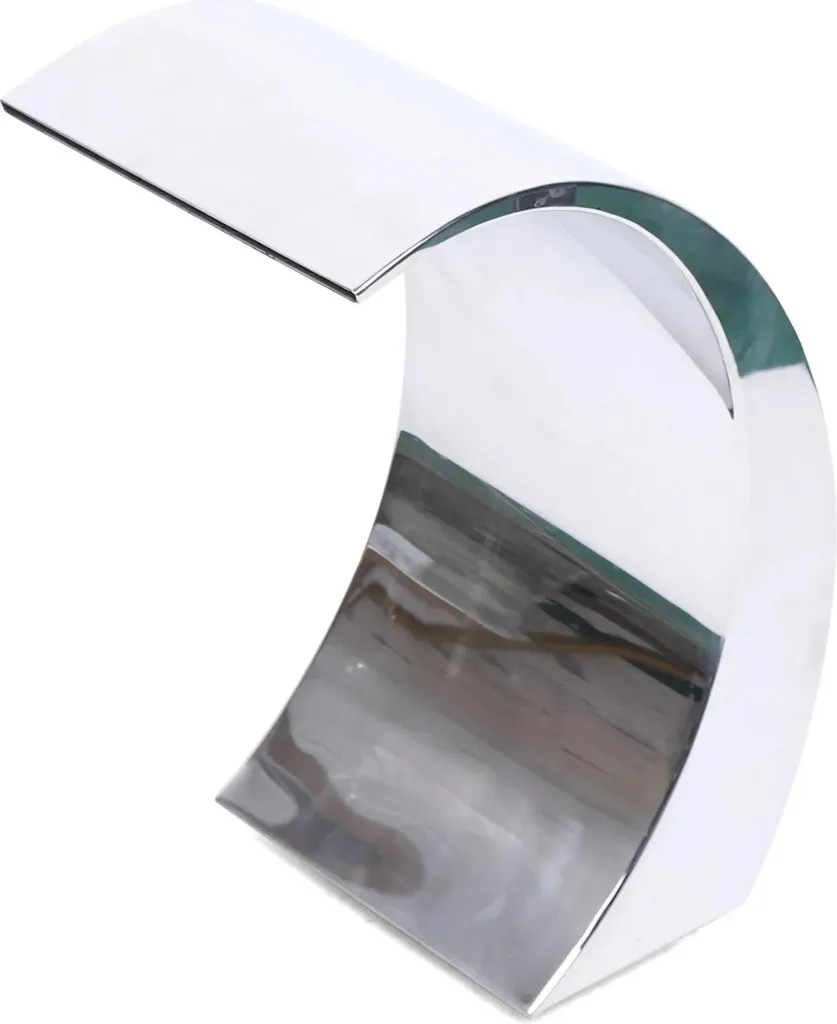 Fontaine de piscine cascade en inox - Décoration zen pour bassin jardin