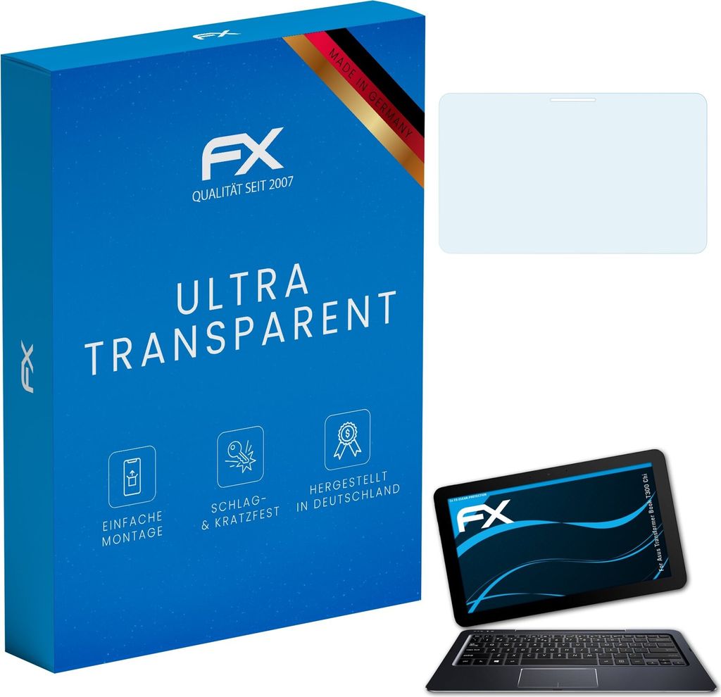 atFoliX FX-Clear 2x Schutzfolie kompatibel mit Asus Transformer Book T300 Chi Displayschutzfolie