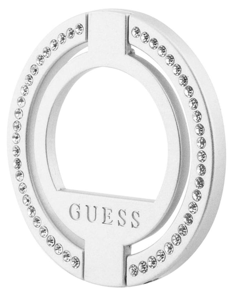 Guess MagSafe Ring Strasshalter  Silber Handyhülle Produktbild 