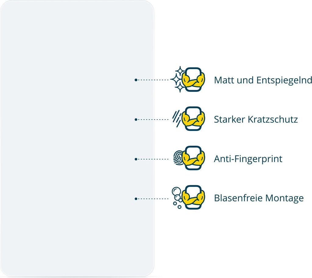 BROTECT Mattschutzfolie Für Lenovo ThinkPad X1 Yoga - Entspiegelt & Kratzfest