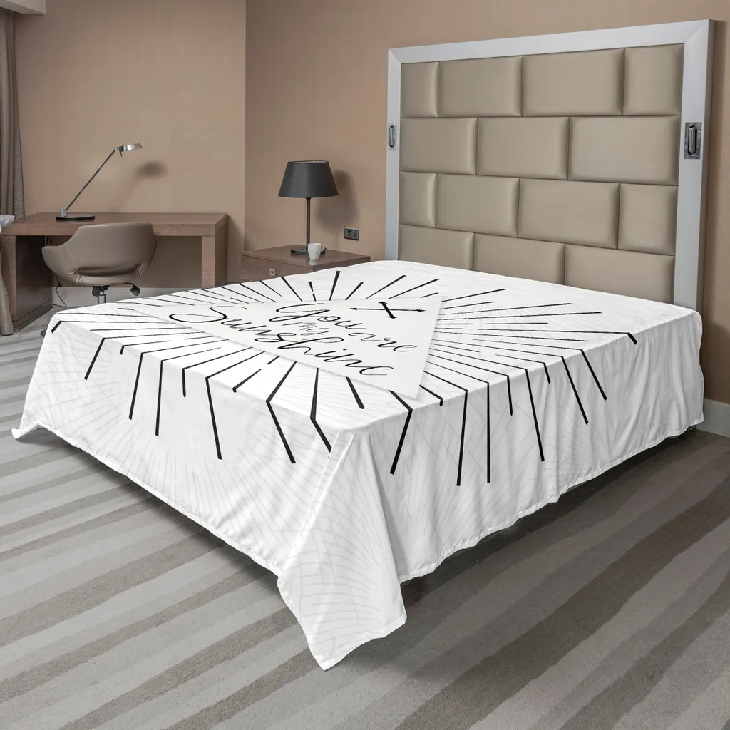Lenzuolo Boho Tribale ABAKUHAUS Grigio Antracite Microfibra