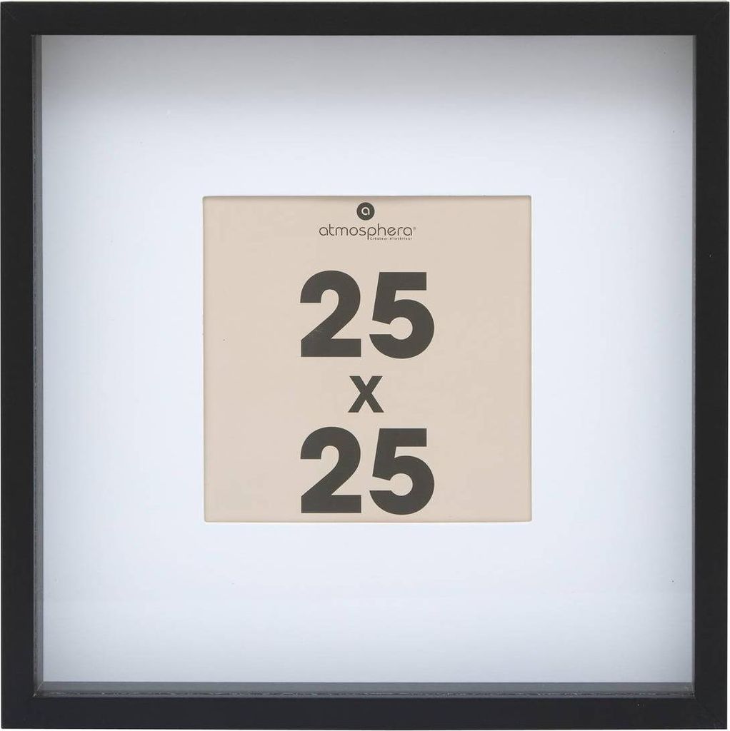 Fotorahmen axel 25x25cm schwarz  - Atmosphera créateur Produktbild 