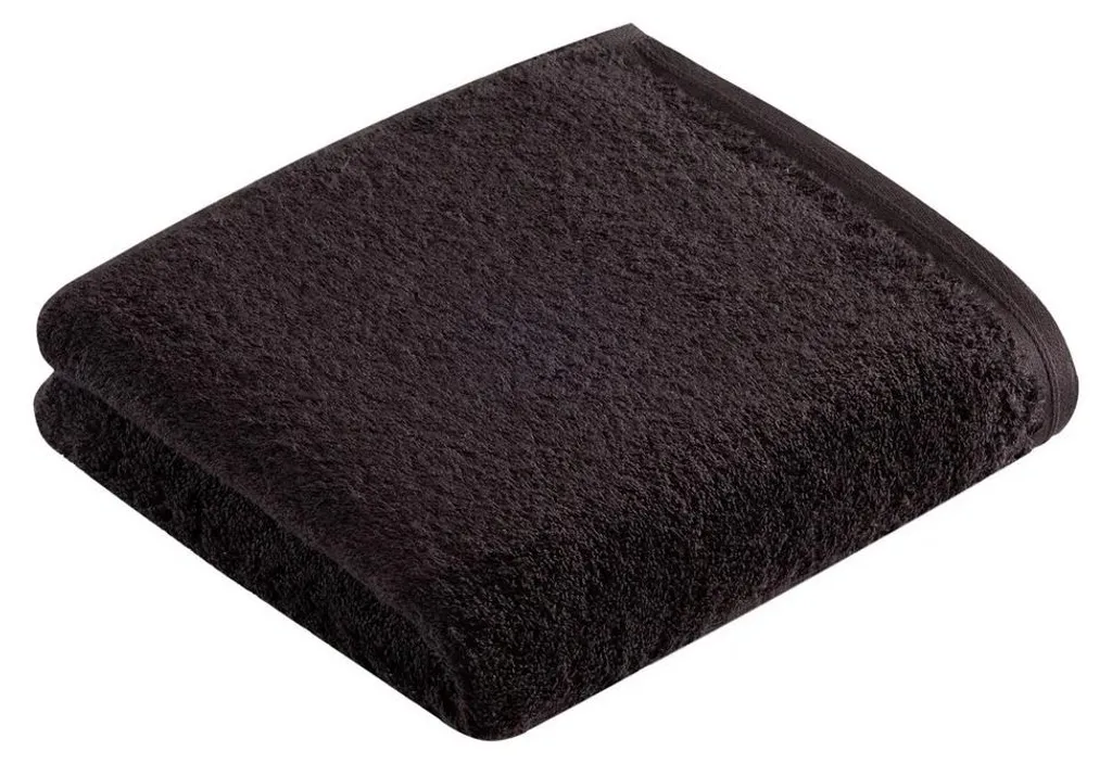 Vossen Vegan Life LT2219 Serviette de bain 140x67cm en Noir-Gris Chic
