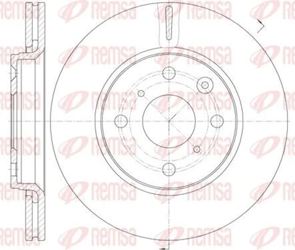 Disque de frein anti-vibration pour supprimer le bruit sur Aygo/C1