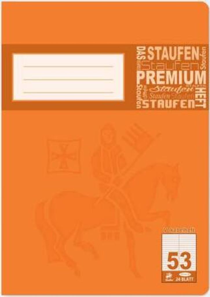 Staufen 734010453 Vokabelheft PREMIUM Academy LIN 53 - A4, 90 g/qm, 24 Blatt