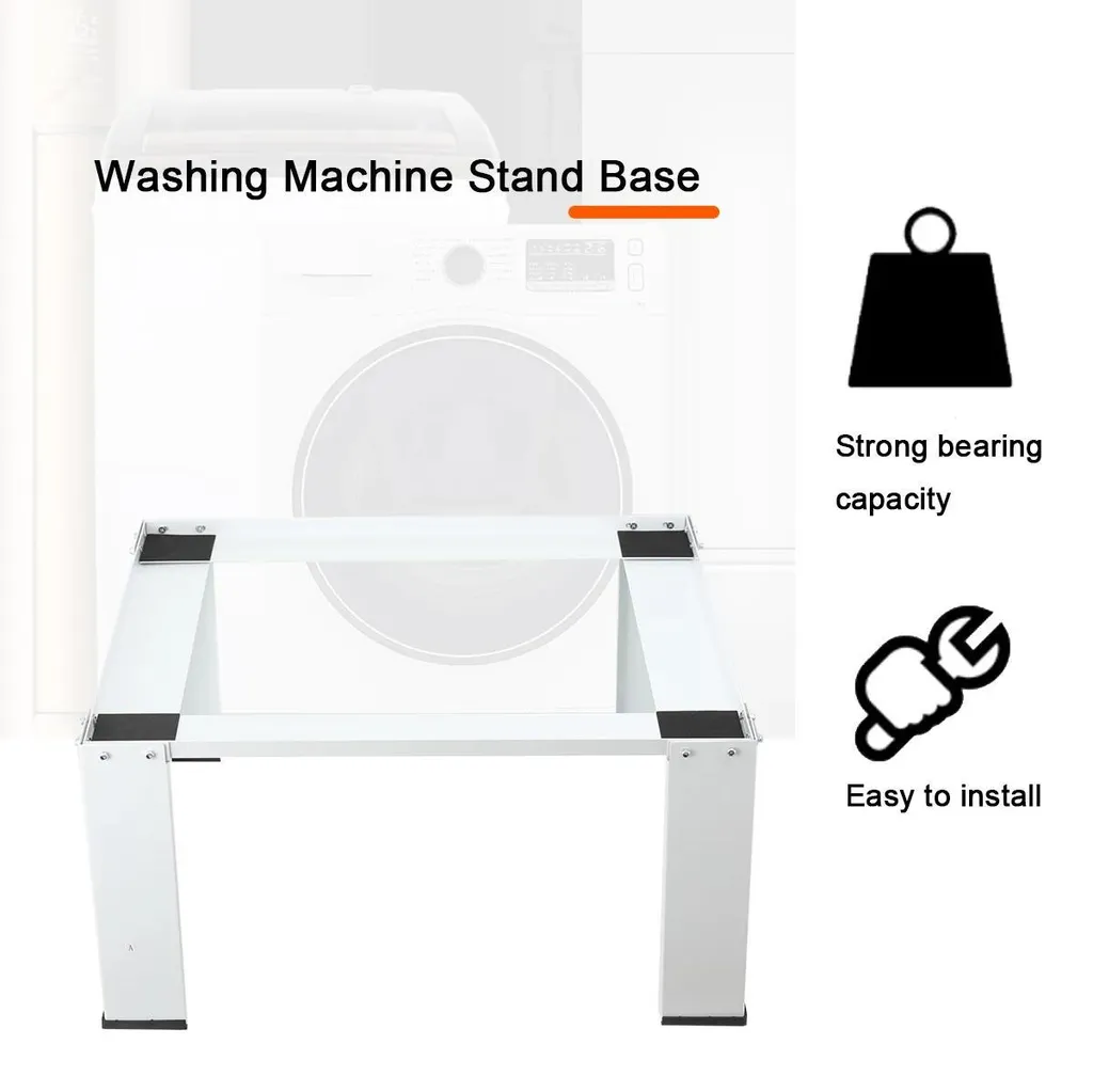 Support pour lave-linge réglable - Socle universel robuste avec fixation - 3