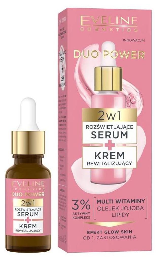Eveline Cosmetics Duo Power – feuchtigkeitsspendendes, regenerierendes Serum