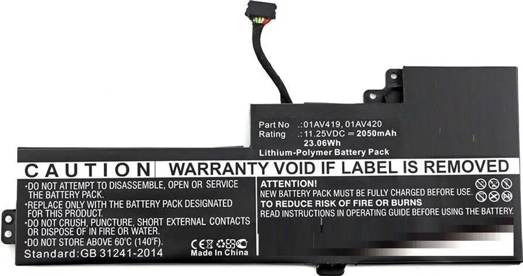 Batterie de remplacement Lenovo ThinkPad T470 série MBXLE-BA0175 Li-ion