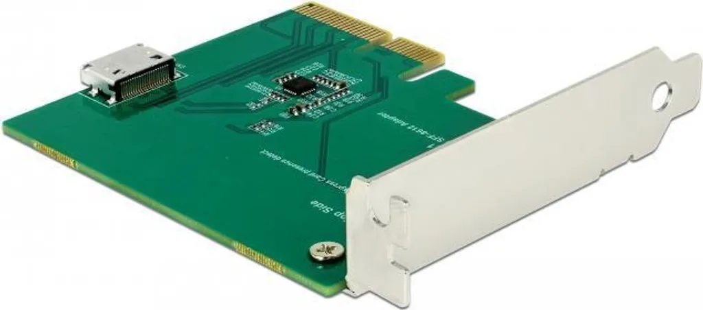 DeLOCK Scheda PCI Express x4 a 1 x OCuLink interno SFF-8612 - Controller di archiviazione a basso profilo - PCIe 3.0 x4
