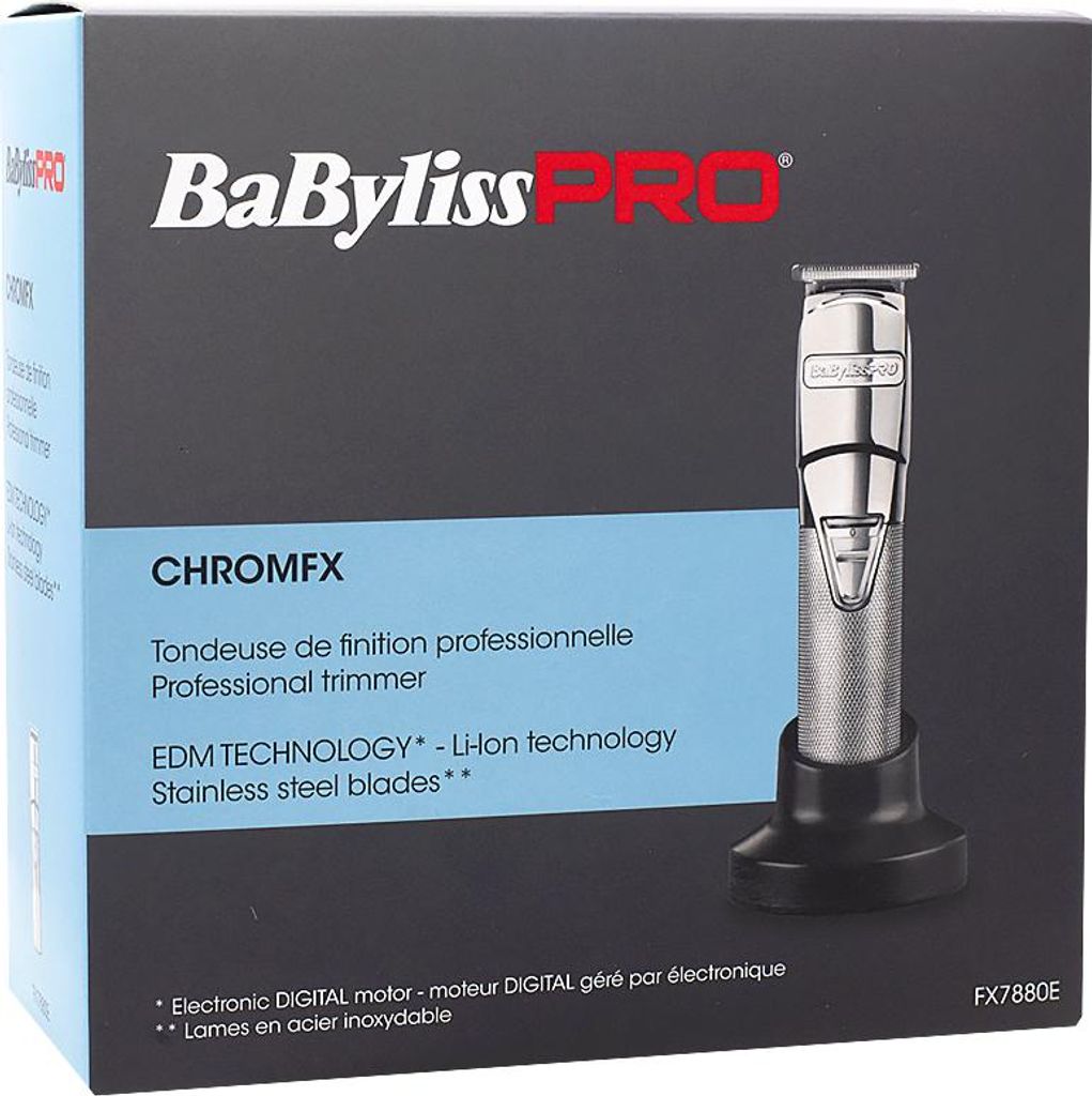 Babyliss Pro Tosatrici/Tagliacapelli Trimmer Chrome FX7880E