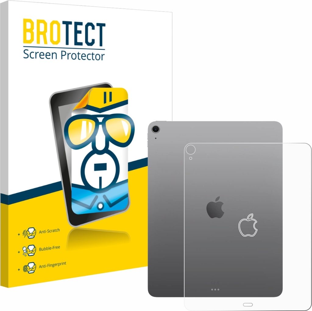 Für Apple iPad Air 13" M3 2025 (Rückseite) Schutzfolie BROTECT Displayschutz Display Schutz Folie Klar Transparent